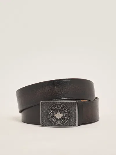 Dsquared2 Cintura Uomo Belt In Black