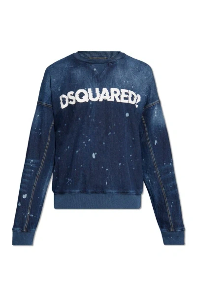 Dsquared2 Cipro Fit Sweatshirt In Navy