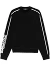 Dsquared2 Man Sweatshirt Black Size L Cotton In Black