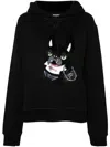 Dsquared2 Ciro Cool Cotton Hoodie In Black