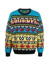 Dsquared2 Mohair Blend Ciro Sweater With Graphic Embroidery