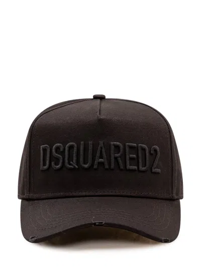 Dsquared2 Classic Adjustable Baseball Cap In Nero-nero