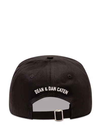 Dsquared2 Classic Baseball Cap In Nero+bianco