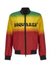 Dsquared2 Classic Bomber Jacket In Multicolor Nylon In Multicolore