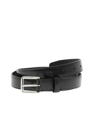 Dsquared2 Buckle-fastening Leather Belt In Black