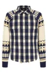 Dsquared2 Classic Check Drawstring Shirt In Multi
