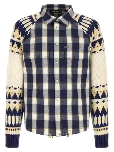 DSQUARED2 DSQUARED2 'CLASSIC CHECK DRAWSTRING' SHIRT