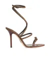 Dsquared2 Classic Check Heeled Sandals In Multi