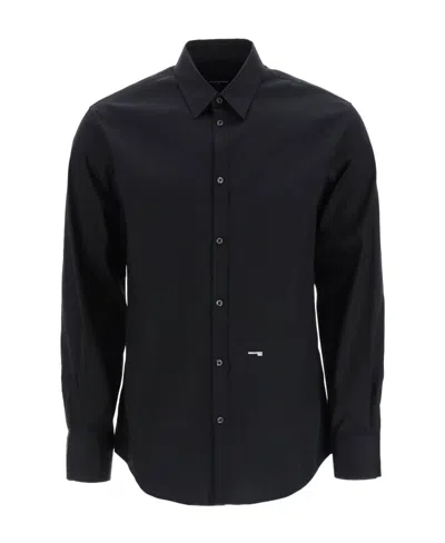 DSQUARED2 DSQUARED2 LOGO PRINTED LONG SLEEVED SHIRT