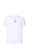Dsquared2 Classic Cotton Jersey T-shirt With Mini Logo Print In White