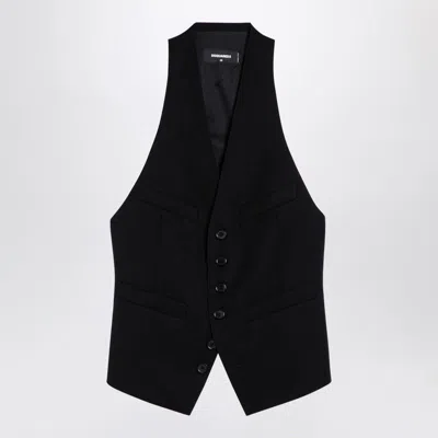 Dsquared2 Classic Dean Vest In Black