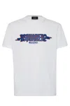 Dsquared2 Classic Fit T-shirt With Bold Graphic Print In White