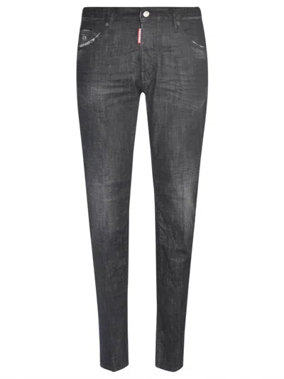 Dsquared2 Classic Fitted Jeans In Black