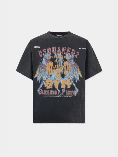 Dsquared2 Classic Graphic T-shirt In Charcoal