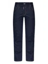 Dsquared2 Straight-leg Denim Pants With Contrast Stitching In Blue