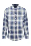 Dsquared2 Classic Plaid Cotton Shirt With Button-down Collar In Multi