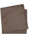 Dsquared2 Classic Silk Pocket Square In Brown
