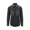 Dsquared2 Western Style Shirt With Chest Pockets And Pointed Collar In Black