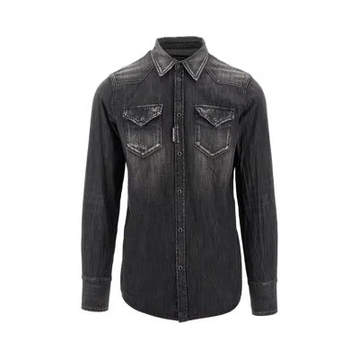 DSQUARED2 CLASSIC WESTERN DENIM SHIRT