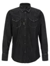 Dsquared2 Collared Shirt With Pockets And Long Sleeves In Multi