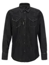 Dsquared2 Collared Shirt With Pockets And Long Sleeves In Multi