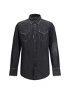 Dsquared2 Dsquared Black Denim Western Shirt In Black