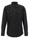 Dsquared2 Dsquared Black Denim Western Shirt