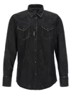 Dsquared2 Collared Shirt With Pockets And Long Sleeves In Multi