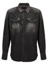 Dsquared2 Western Shirt Featuring Front Pockets In Black