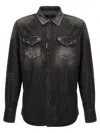 Dsquared2 Western Style Shirt With Chest Pockets And Pointed Collar In Black
