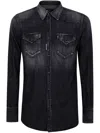 Dsquared2 Classic Western Shirt In Gray