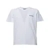Dsquared2 Classic White Short-sleeve T-shirt With Tonal Detail In White