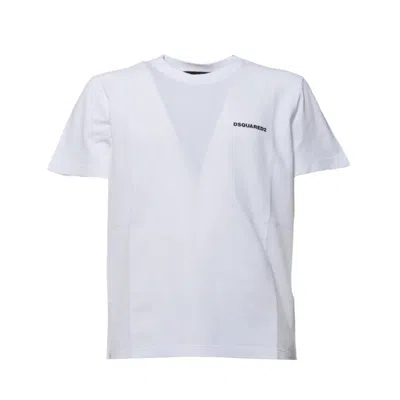 Dsquared2 Classic White Short-sleeve T-shirt With Tonal Detail