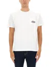 Dsquared2 Classic White T-shirt With Subtle Logo Detail In White