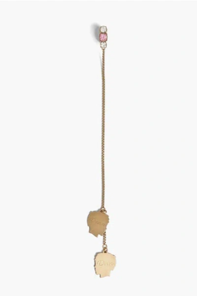 Dsquared2 Clip-on Single Maxi Earrings With Double Pendants
