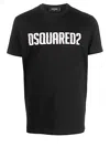 Dsquared2 Logo Printed Pattern T-shirt In Black