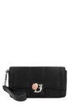 Dsquared2 D2 Statement Quilted Clutch Bag In Black