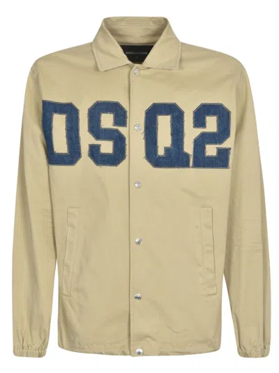 Dsquared2 Coach Jacket In Stone