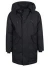 Dsquared2 Black Polyester Trenches And Coats In Black