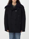 Dsquared2 Long-sleeved Coat In Navy