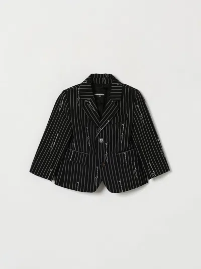 Dsquared2 Babies'  Coat Kids Color Black