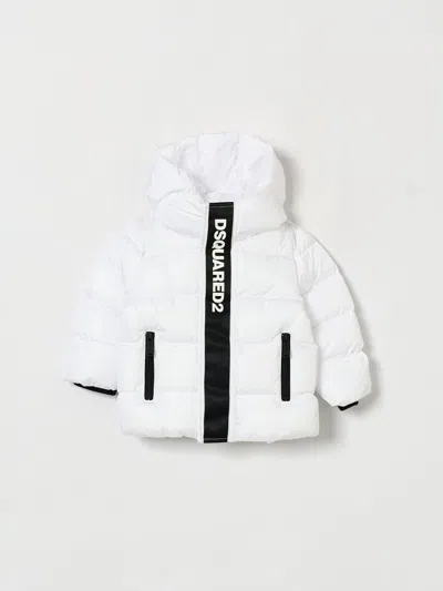 Dsquared2 Babies'  Coat Kids Color White