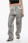Shop Dsquared2 Coated Cotton Eros Fit Denims 23cm