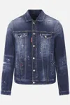 Dsquared2 Dan Jean Jacket With Destroyed Effect