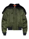 Dsquared2 Aviator Hooded Bomber Clothing In Green