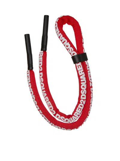 Dsquared2 Collana Logo In Red