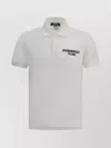 Dsquared2 Collar Short Sleeves Tennis Polo Shirt In White