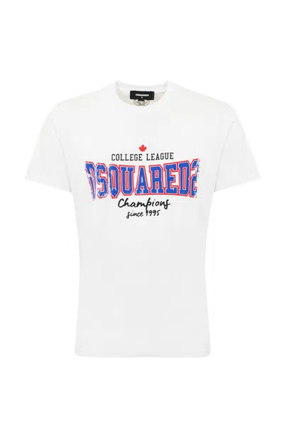 Dsquared2 College League T-shirt In White