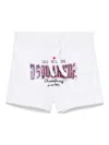 Dsquared2 College Track Shorts In White