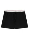 Dsquared2 Elastic Waistband Block Boxer Shorts In Black
